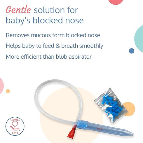 LuvLap Baby Nasal Aspirator 0-5 Years with Snotsucker mechanism